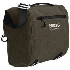 Brooks England - Scape Handlebar Compact Bag - Sacoche De Guidon -Bivouac Nature brooks england scape handlebar compact bag sacoche de guidon 1