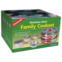 Coghlans - Edelstahlkochset 'Family' - Popote 8 Coghlans - Edelstahlkochset 'Family' - Popote -Bivouac Nature coghlans edelstahlkochset family popote detail 3