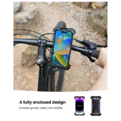 Lamicall - Bike Phone Holder -Bivouac Nature lamicall bike phone holder detail 3