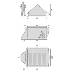 Bivouac Nature -Bivouac Nature nordisk vimur 48 tente 4 places detail 2