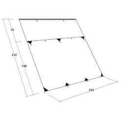 Outwell - Hillcrest Tarp - Tarp -Bivouac Nature outwell hillcrest tarp tarp detail 6