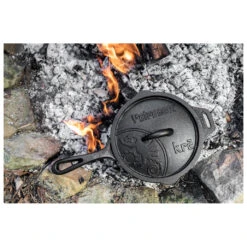 Petromax - Gusseiserne Kasserolle Mit Deckel -Bivouac Nature petromax gusseiserne kasserolle mit deckel detail 5