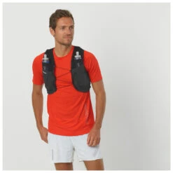 Salomon - Sense Pro 2 With Flasks - Sac à Dos Trail -Bivouac Nature salomon sense pro 2 with flasks sac a dos trail detail 3