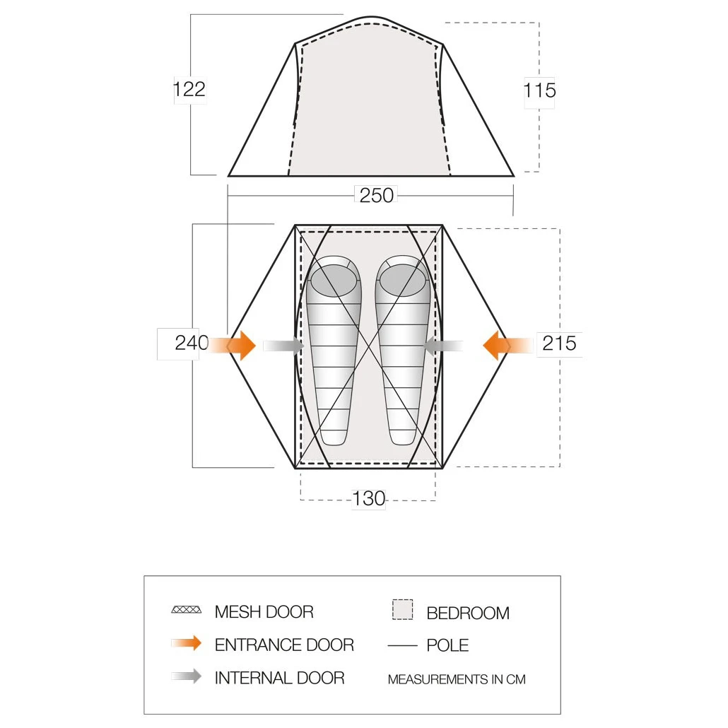 Vango - Tryfan 200 - Tente 2 Places 6 Vango - Tryfan 200 - Tente 2 Places – Image 4